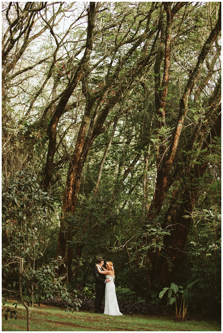 wedding in the african woods